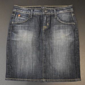 HUDSON Denim Pencil Skirt